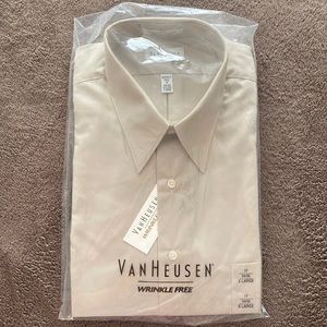 Brand new, Tan color 34/35 neck 17”